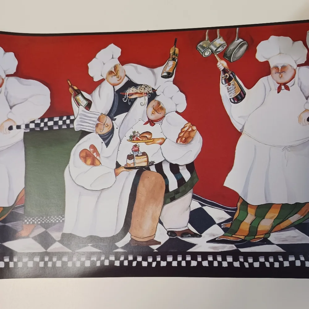 Wallpaper Border Chefs A Cooking